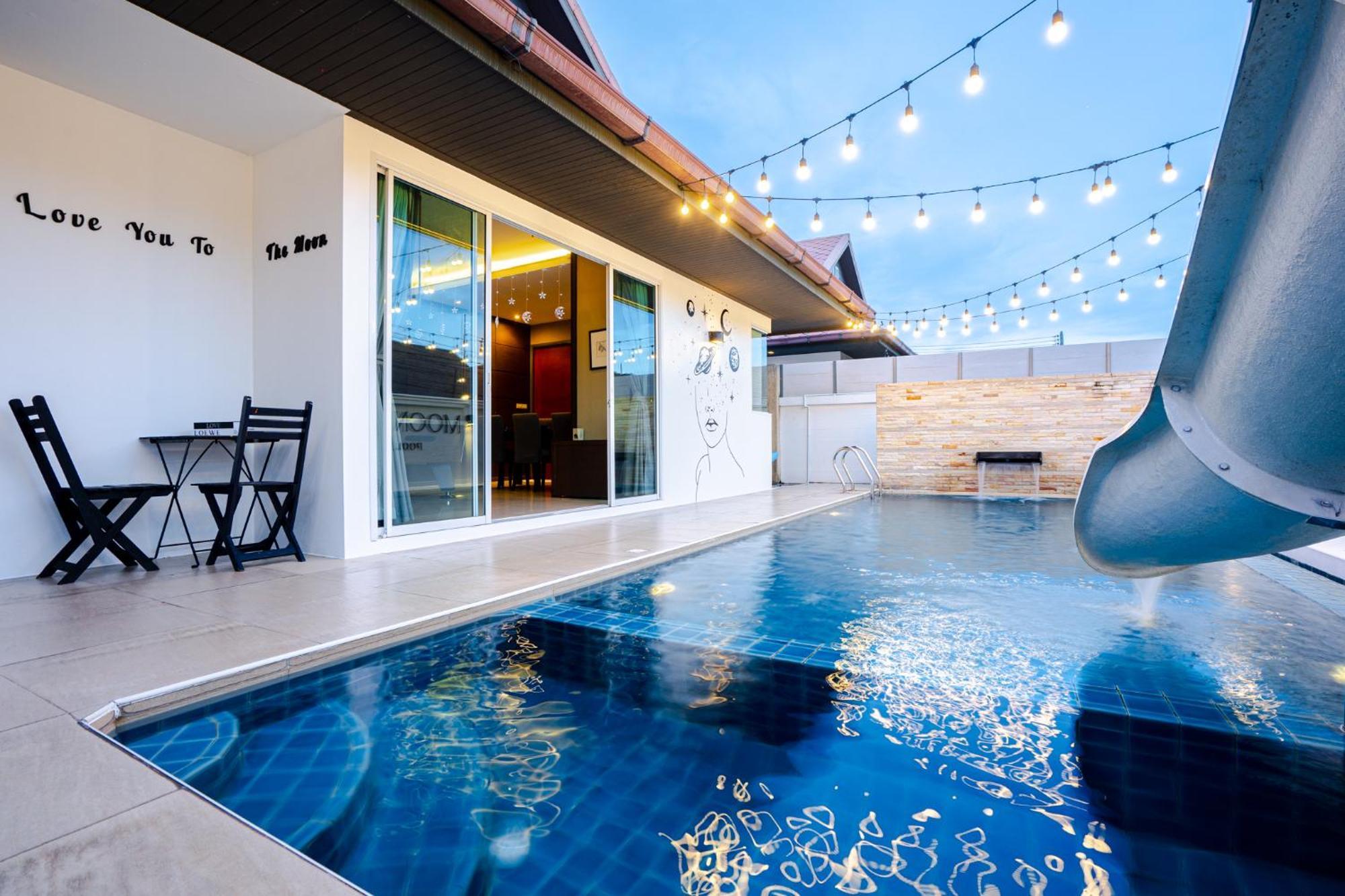 Moon Cave Poolvilla Pattaya บ้านพักพูลวิลล่า Jomtien Beach Exteriör bild