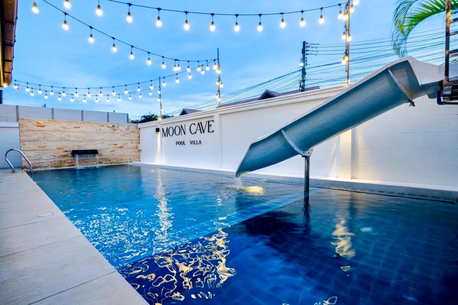 Moon Cave Poolvilla Pattaya บ้านพักพูลวิลล่า Jomtien Beach Exteriör bild