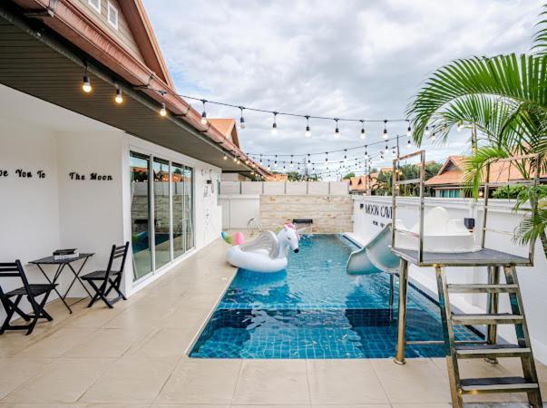 Moon Cave Poolvilla Pattaya บ้านพักพูลวิลล่า Jomtien Beach Exteriör bild