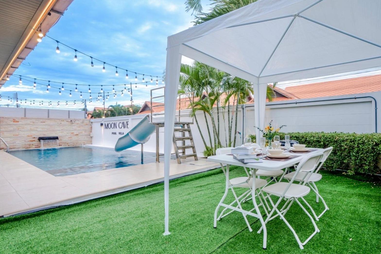 Moon Cave Poolvilla Pattaya บ้านพักพูลวิลล่า Jomtien Beach Exteriör bild